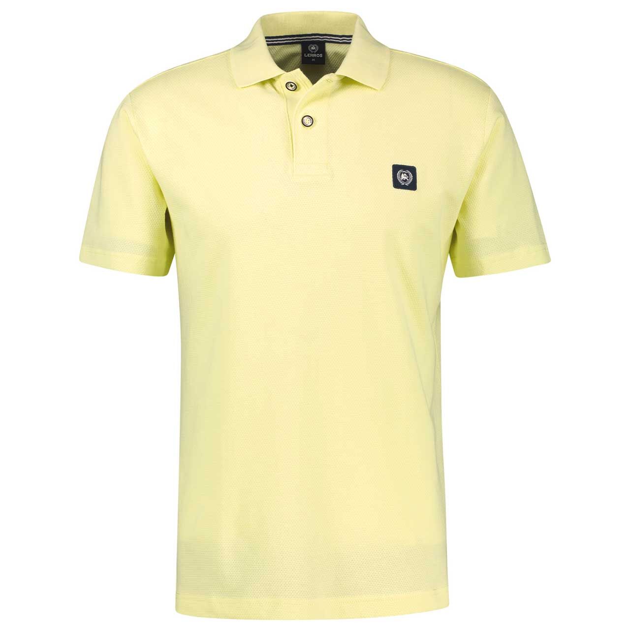 Lerros Herren Piqué Poloshirt lemon water