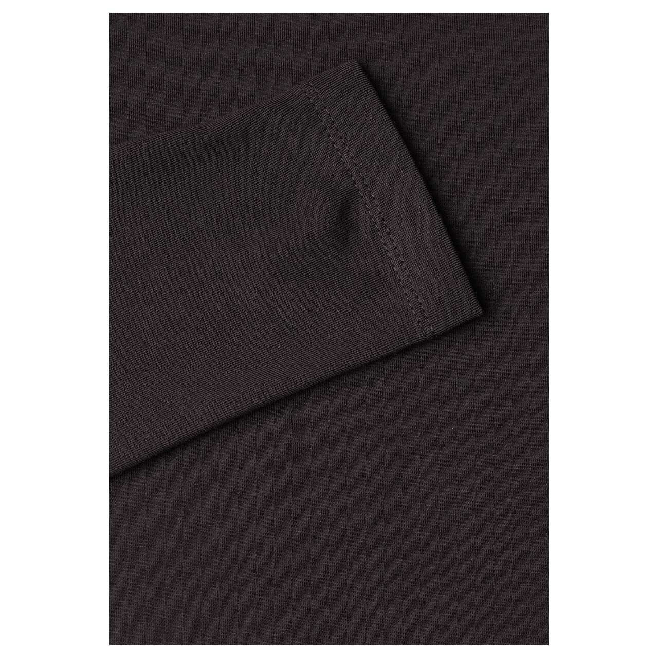 Street One Damen Rollkragen Langarmshirt Feminim Roll Neck black coffee