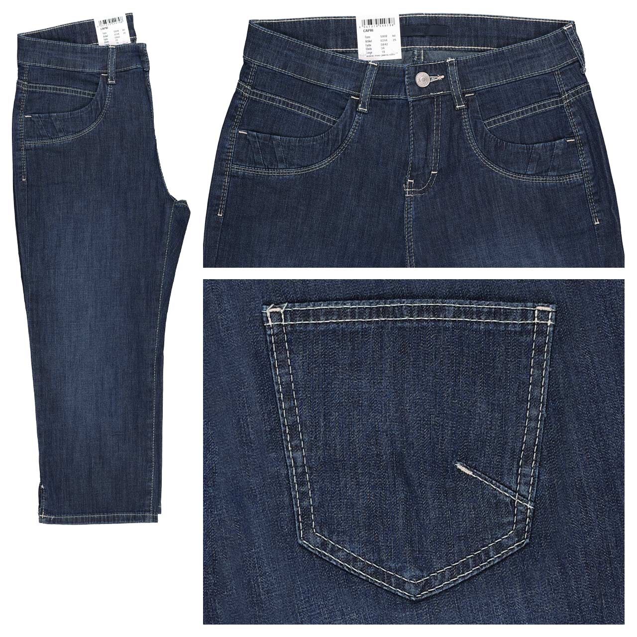 MAC Capri 3/4 Jeans dark blue basic used