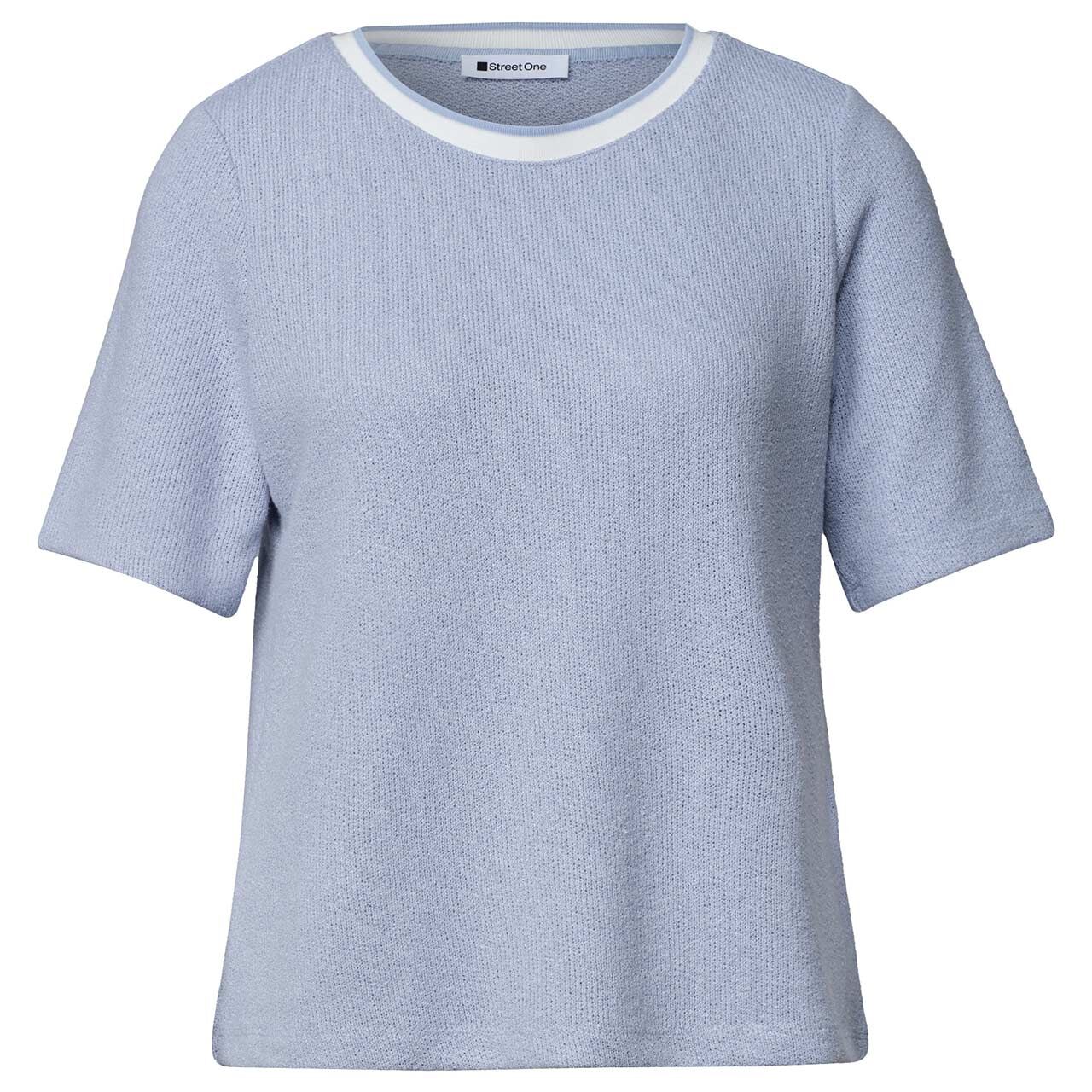 Street One Damen Kurzarm Pullover whispery blue