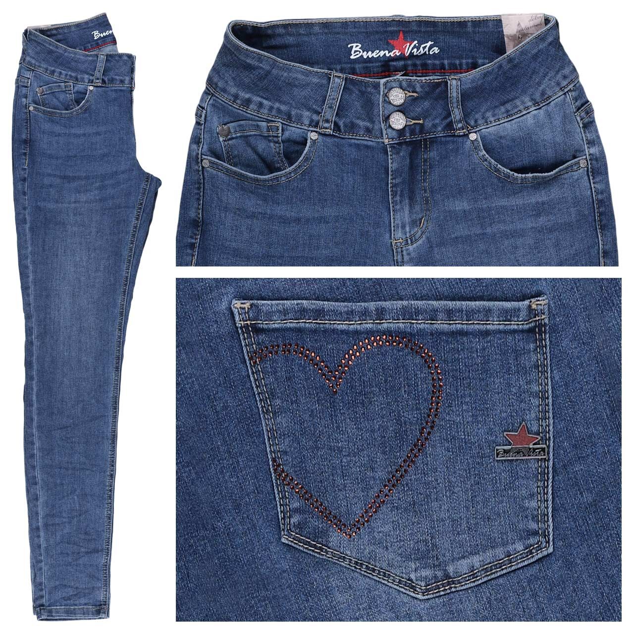 Buena Vista Tummyless Stretch Denim Jeans love denim