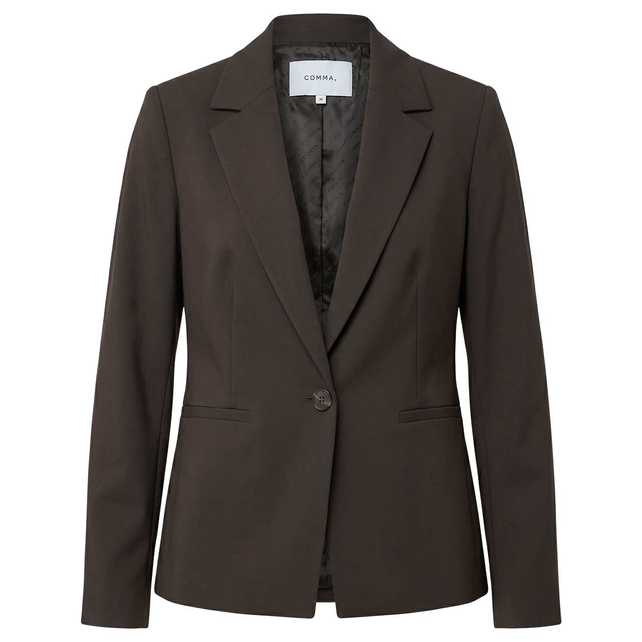 Comma Damen Blazer mulch brown