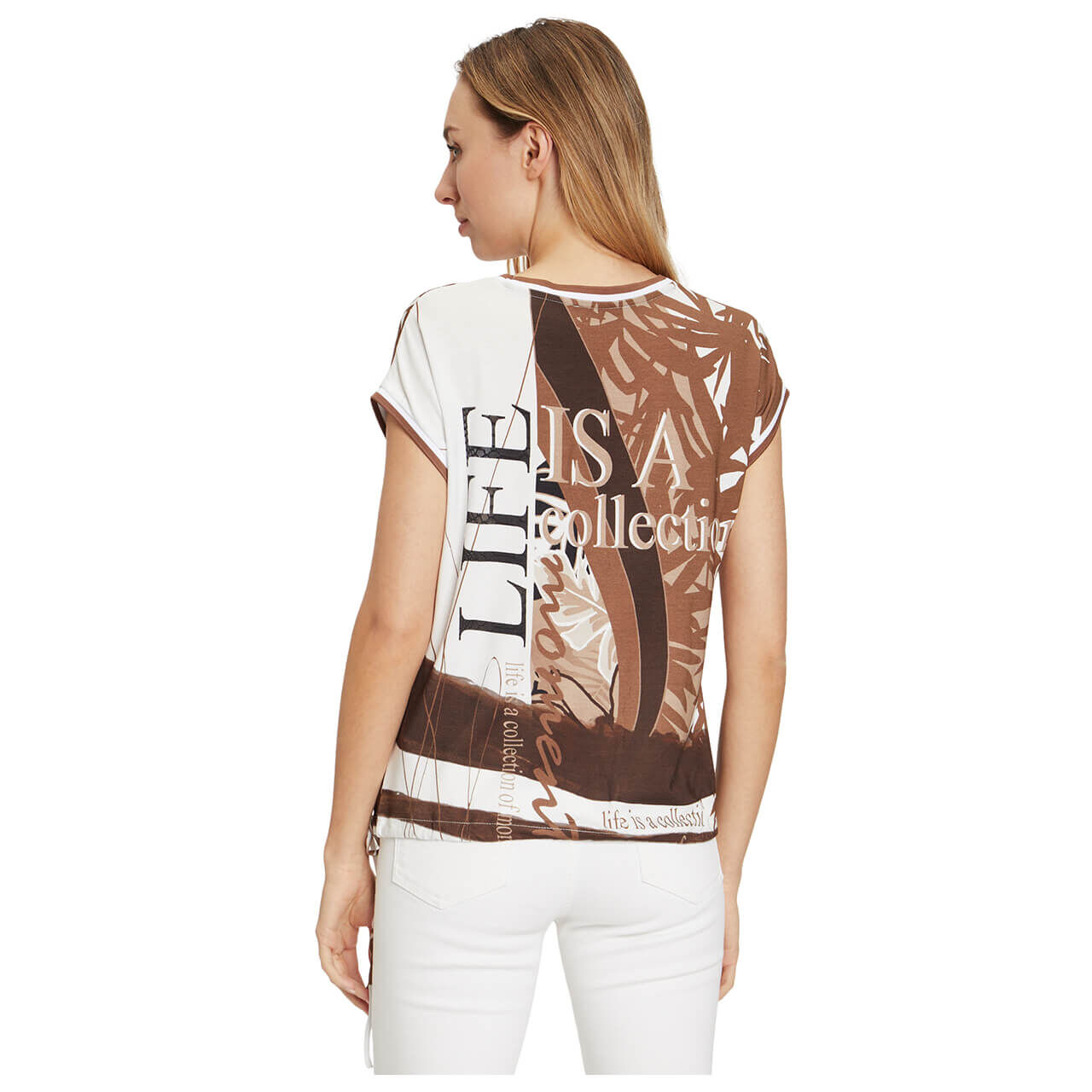 Betty Barclay T-Shirt für Damen in Dunkelbraun mit Print, FarbNr.: 7810