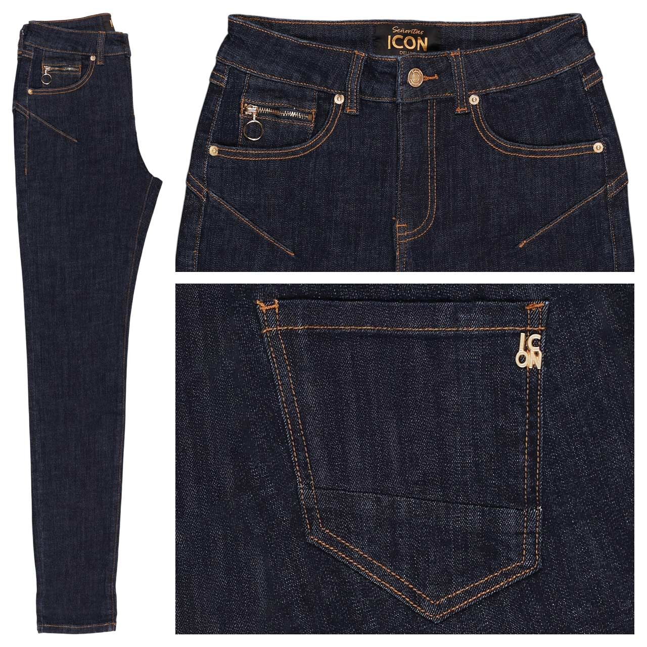 Senoritas ICON California Sunrise Jeans raw dark blue
