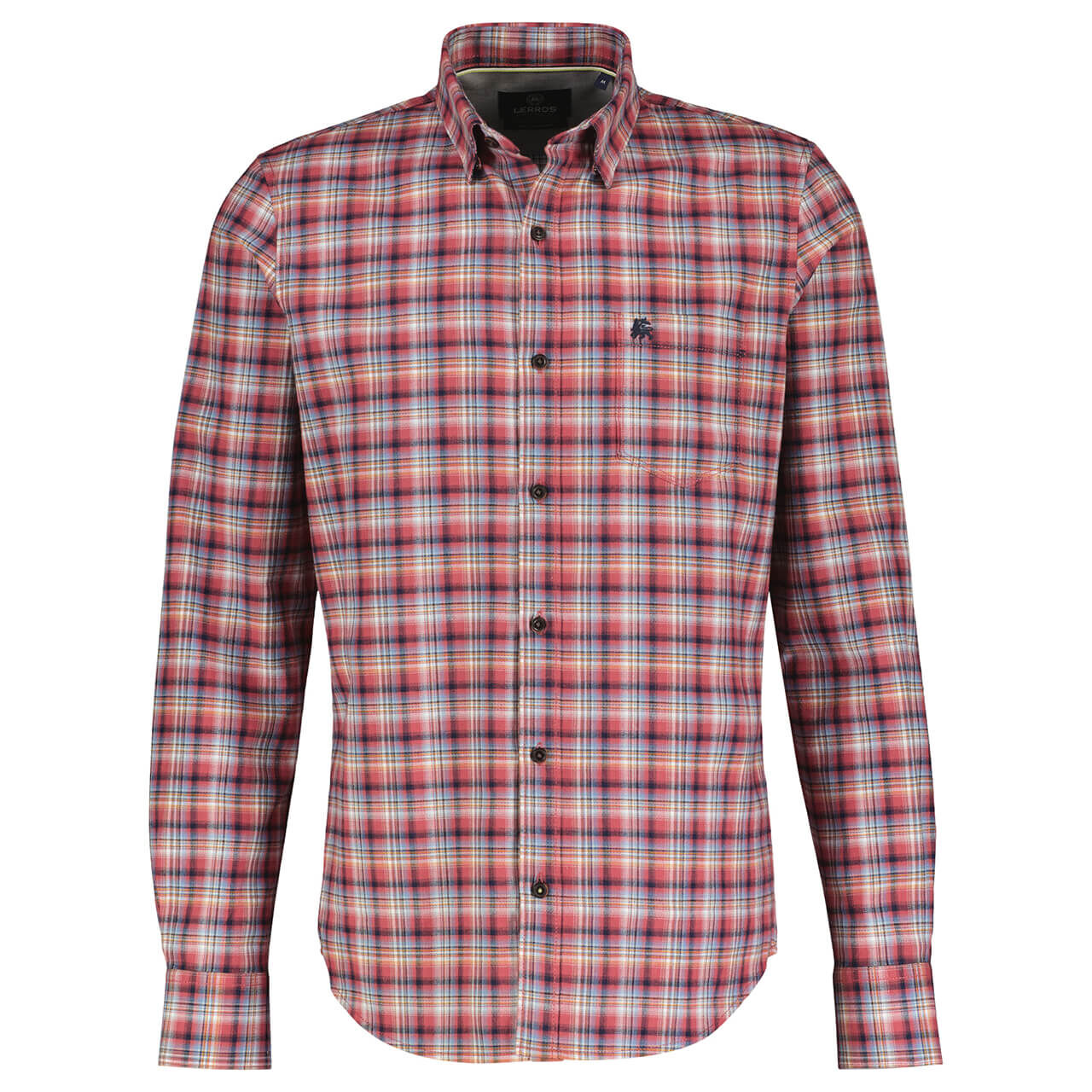 Lerros Herren Langarm Hemd light garnet red Lerros Herren Langarm Hemd light garnet red