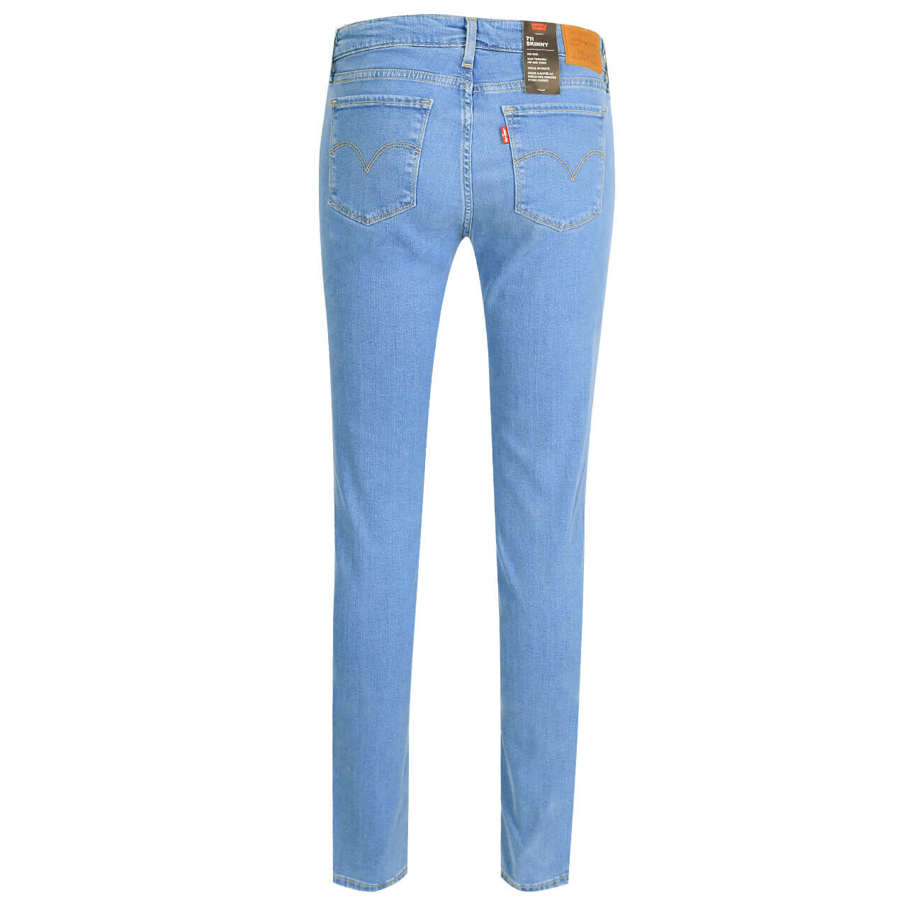 Levis Jeans 711 Skinny für Damen in Hellblau angewaschen, FarbNr.: 0601