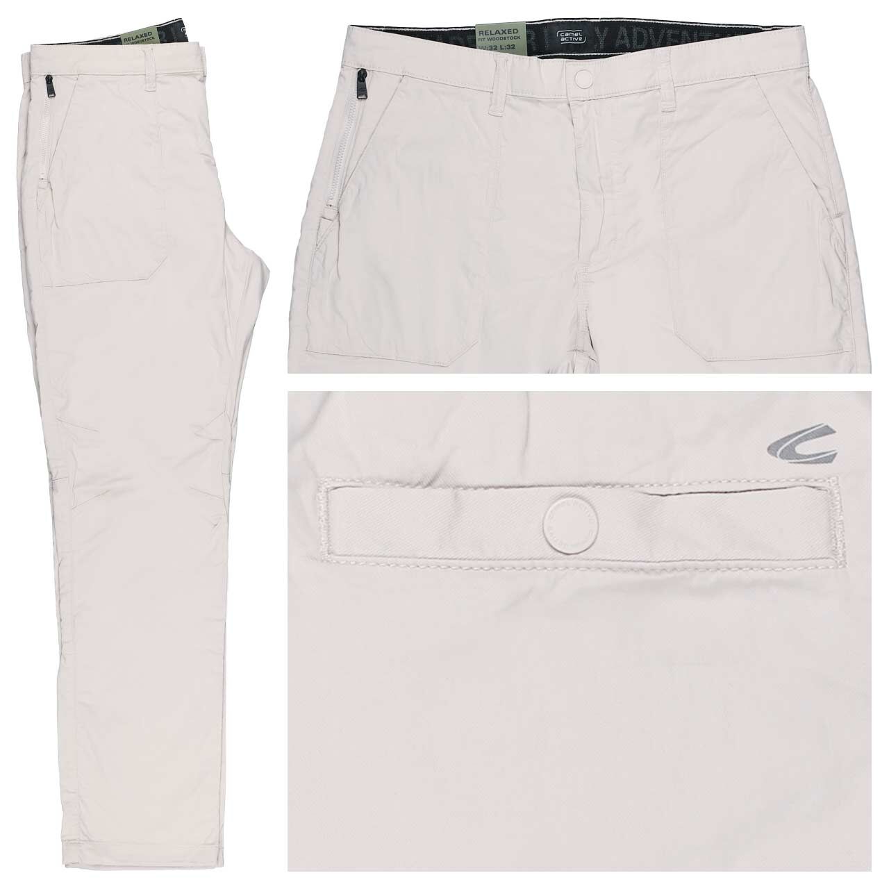 Camel active Woodstock Chino Baumwollhose beige