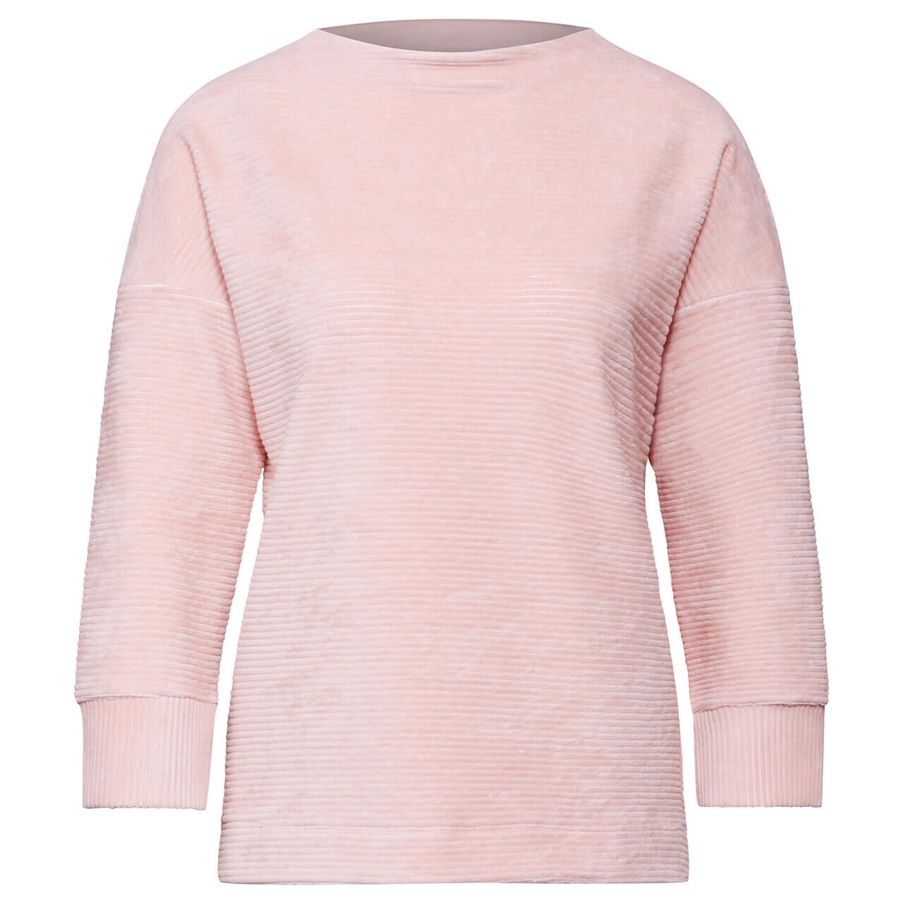 Street One Damen Shirt 3/4 Arm Pullover Big Cord Turtle Neck soft petal rose