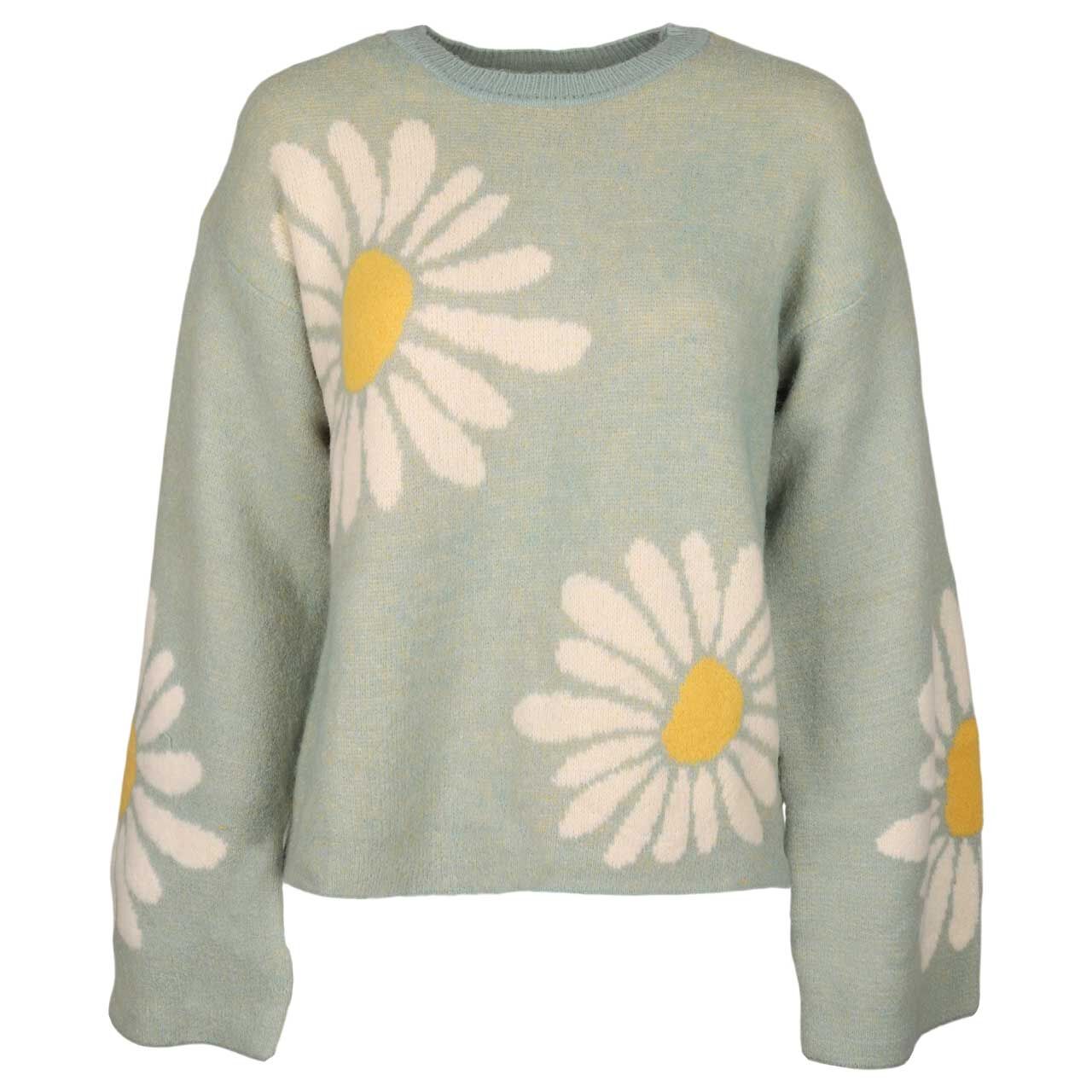 24 Colours Damen Pullover blue print