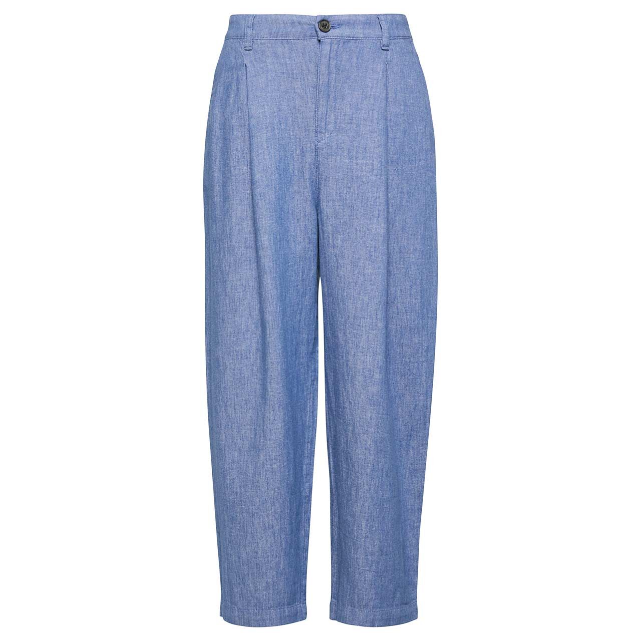 s.Oliver Damen 7/8 Leinenhose mid blue
