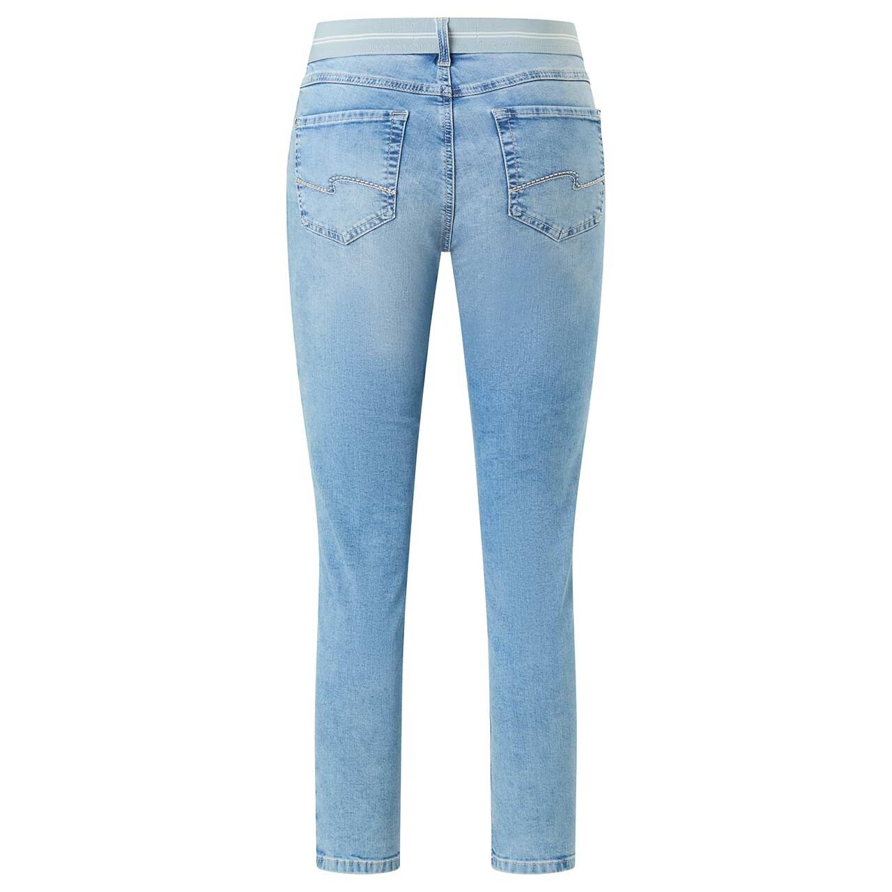 Damen 7/8 Jeans Ornella Sporty von Angels in Hellblau verwaschen, Rückansicht