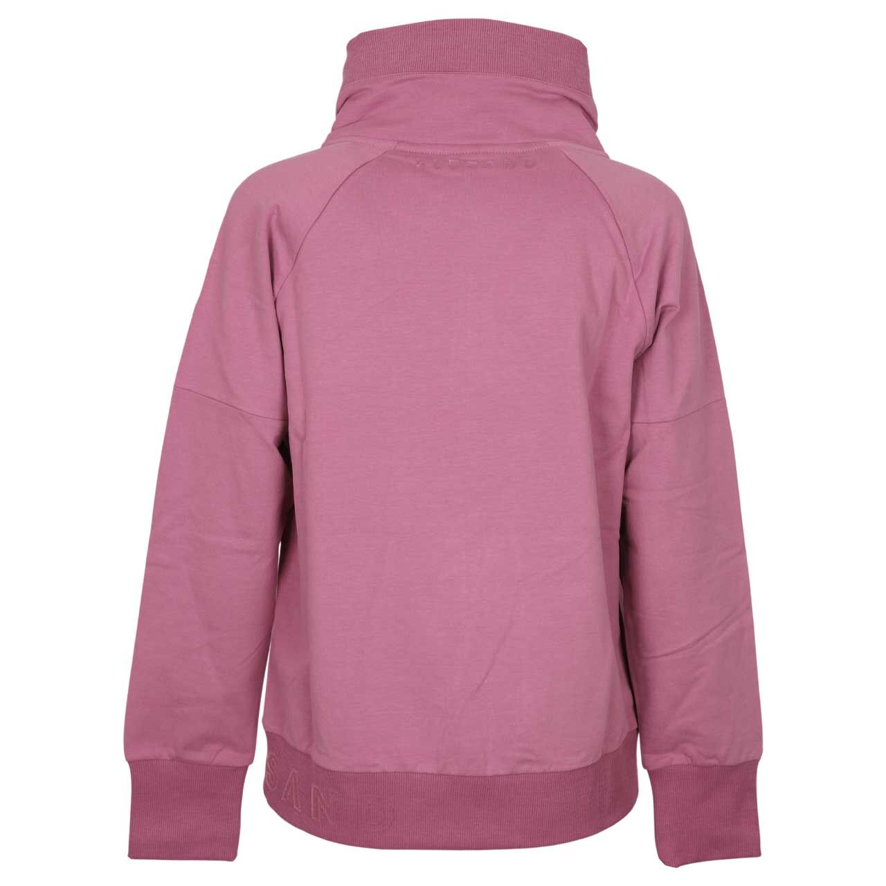 Damen Sweatjacke Aina von Elbsand in Rosa, Rückansicht