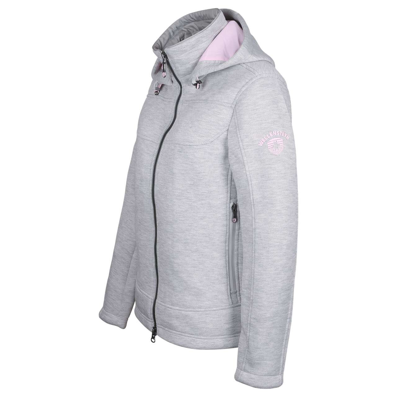 Damen Jacke Florida Lady von Wellensteyn in Hellgrau meliert, Seitenansicht