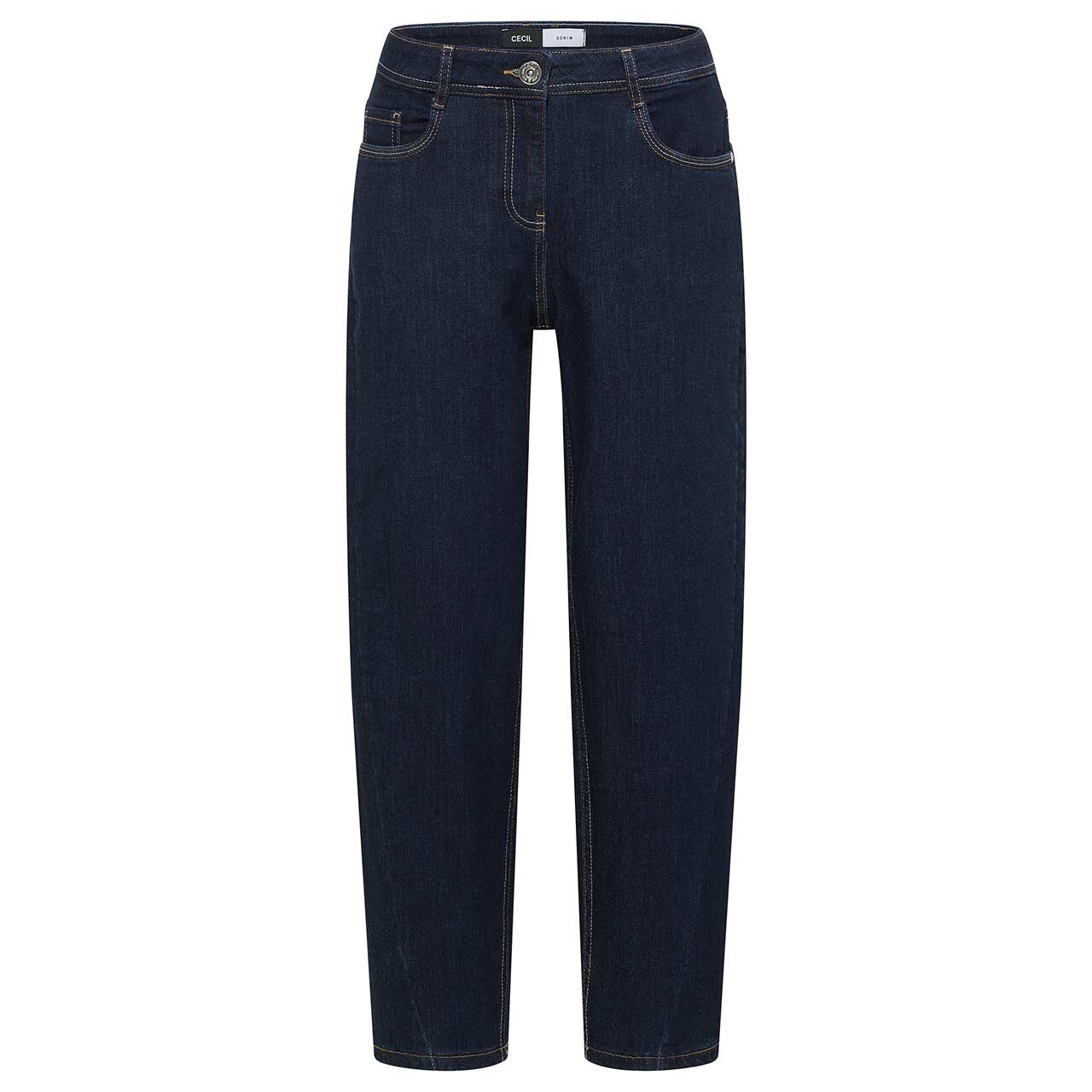 Cecil Scarlett Barrel Ankle Jeans rinsed wash
