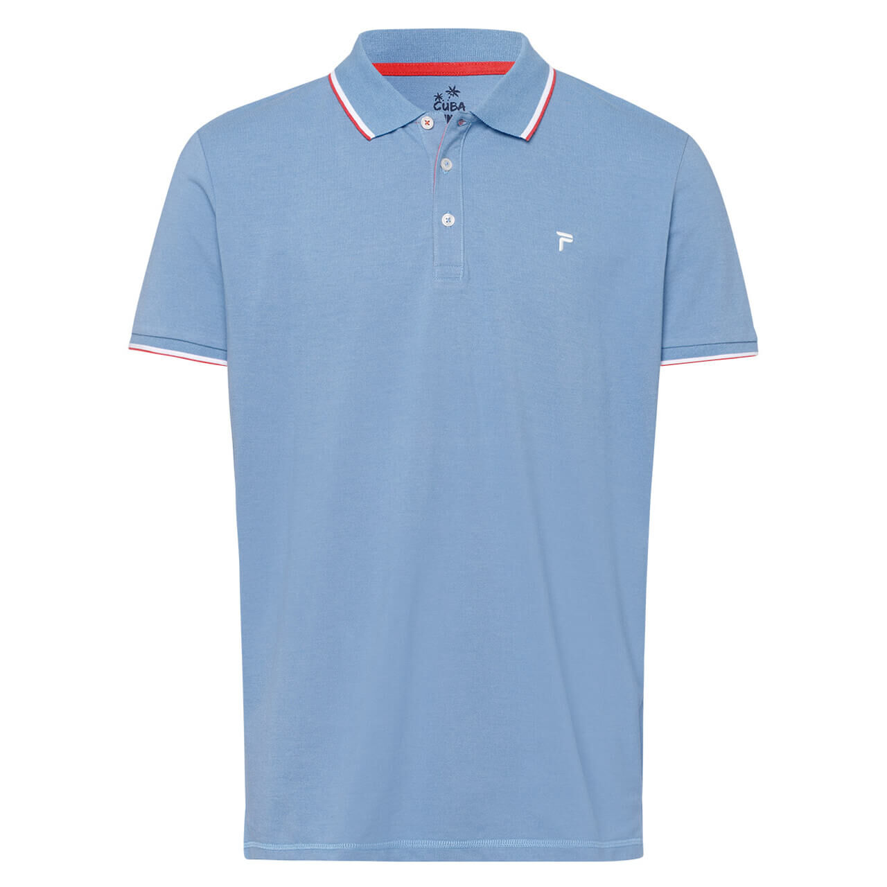 Pioneer Poloshirt für Herren in Blau meliert, FarbNr.: 6520