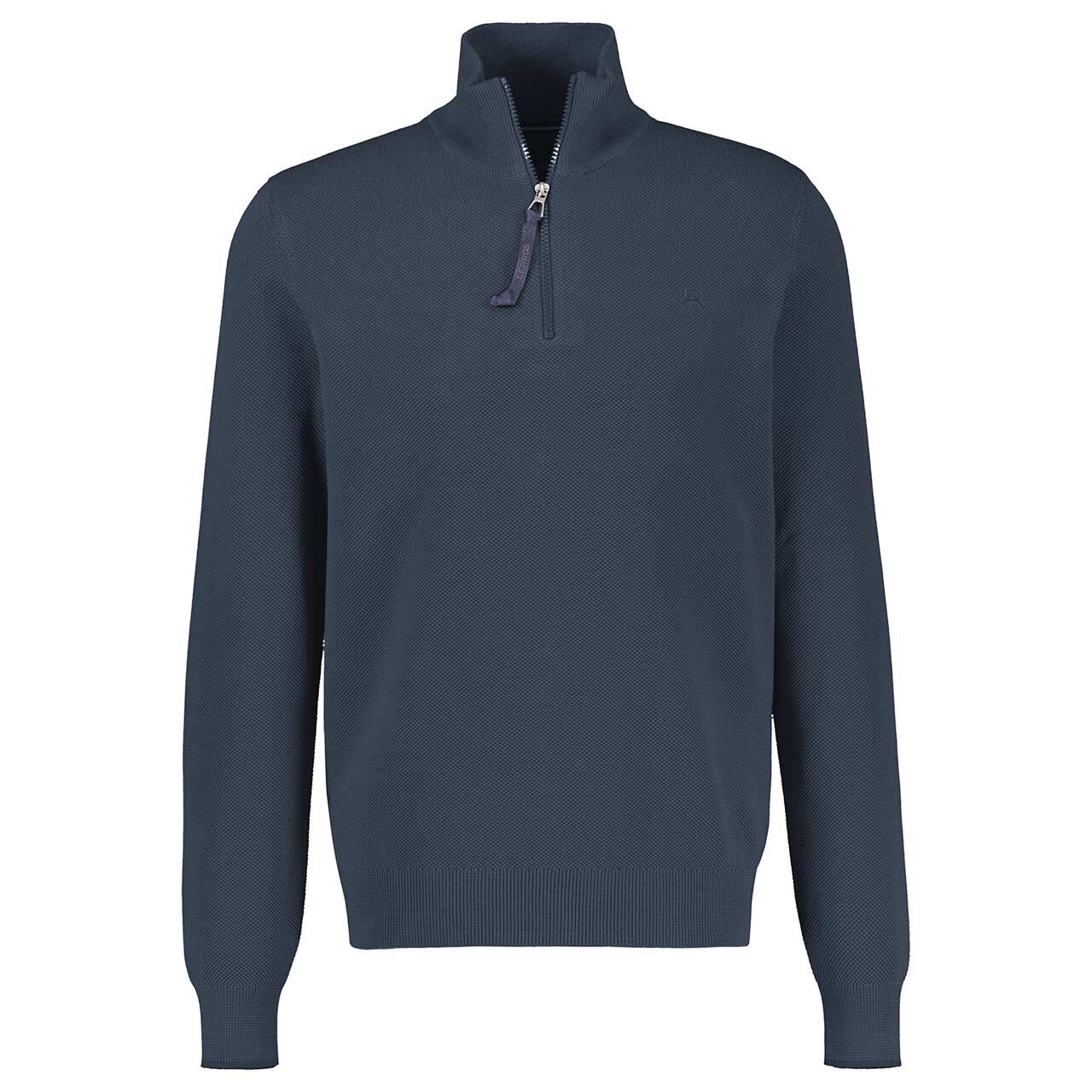 Lerros Herren Pullover Troyer deep navy blue