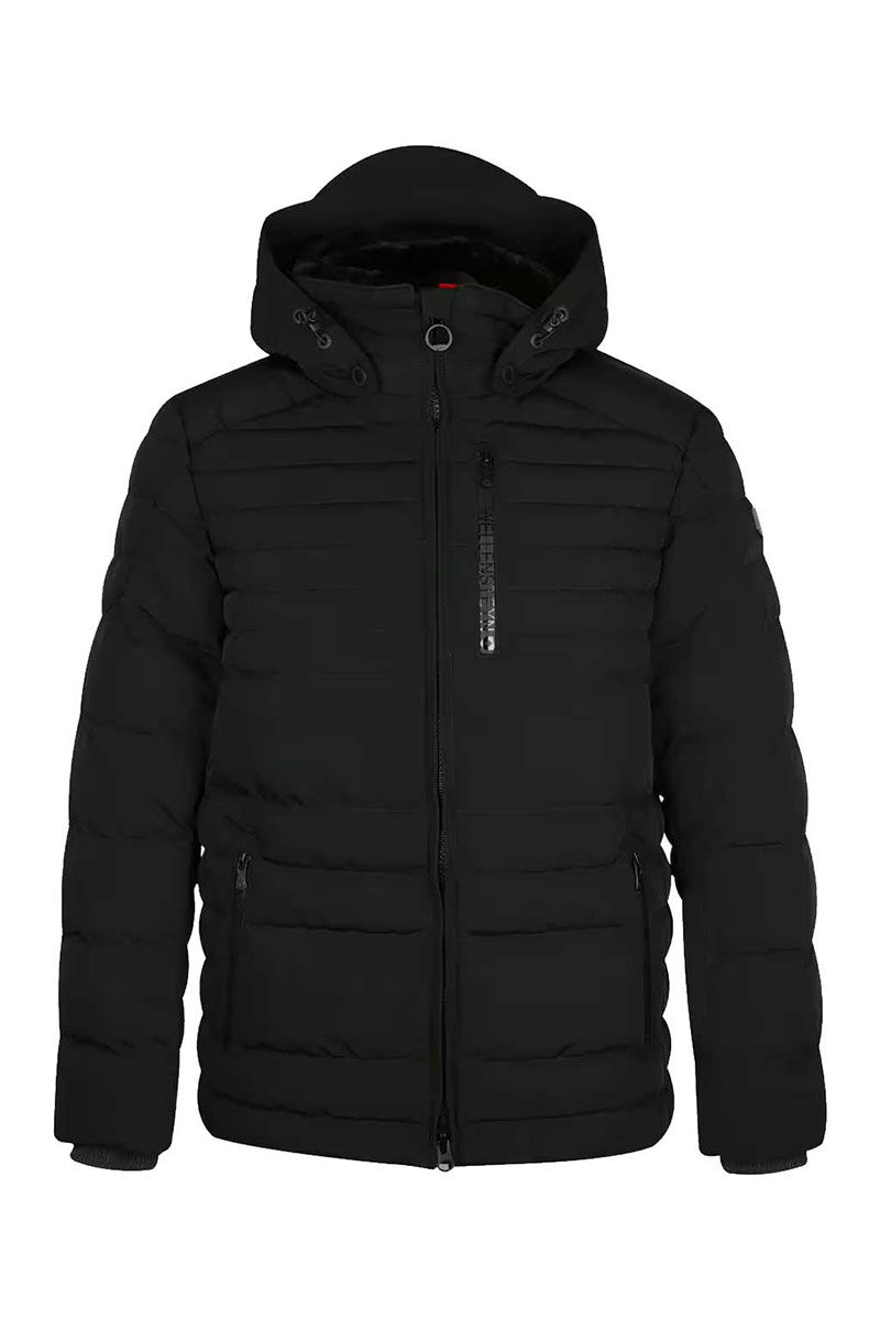 Vorderansicht der Wellensteyn Polar Men Herrenjacke in Schwarz