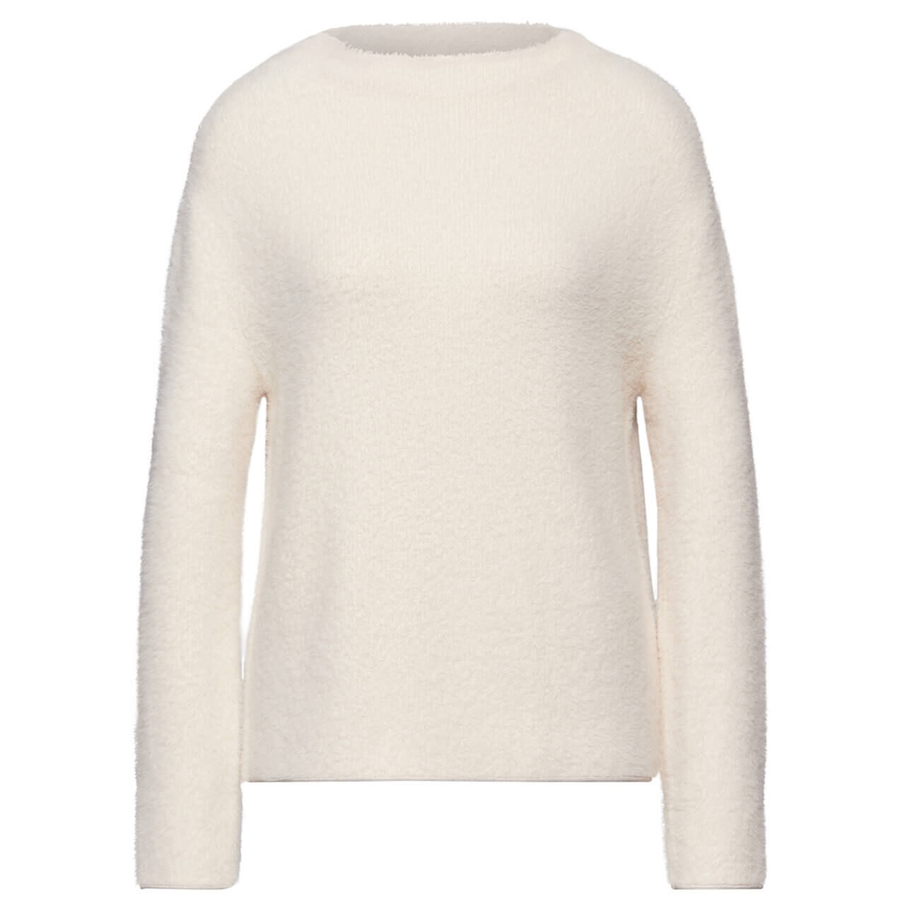 Street One Damen Pullover Featheryarn Sweater lucid white