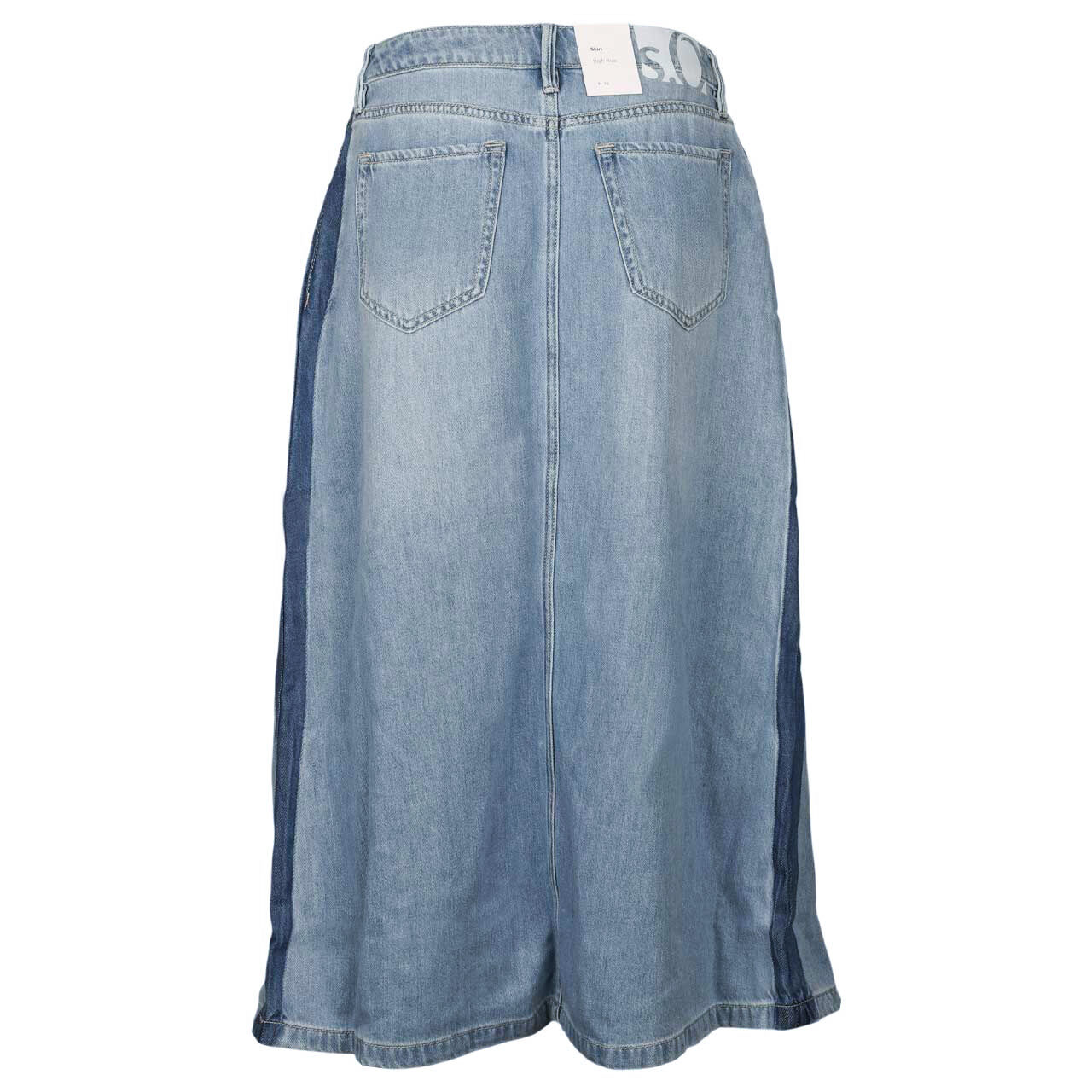 Damen Jeansrock von s.Oliver in Hellblau, Rückansicht