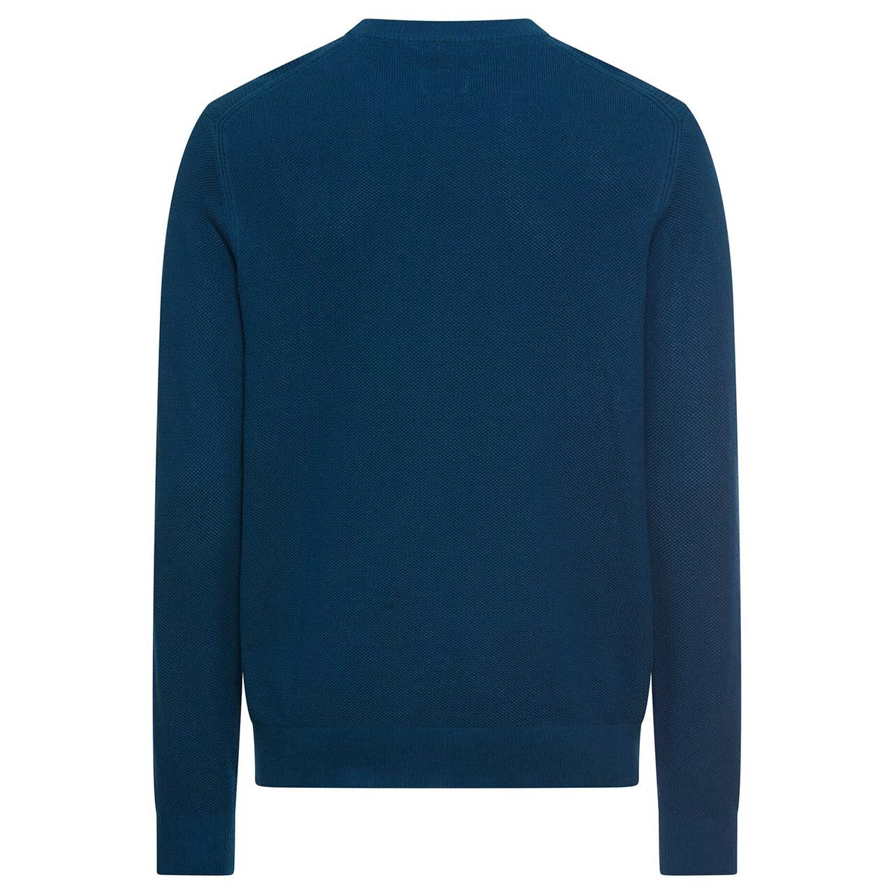 Herren Pullover von Camel active in der Farbe Petrol, Rückansicht