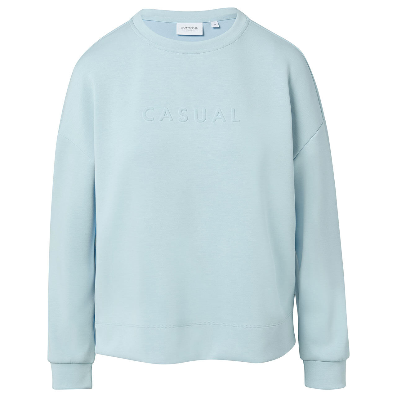 Comma Damen Sweatshirt bleu