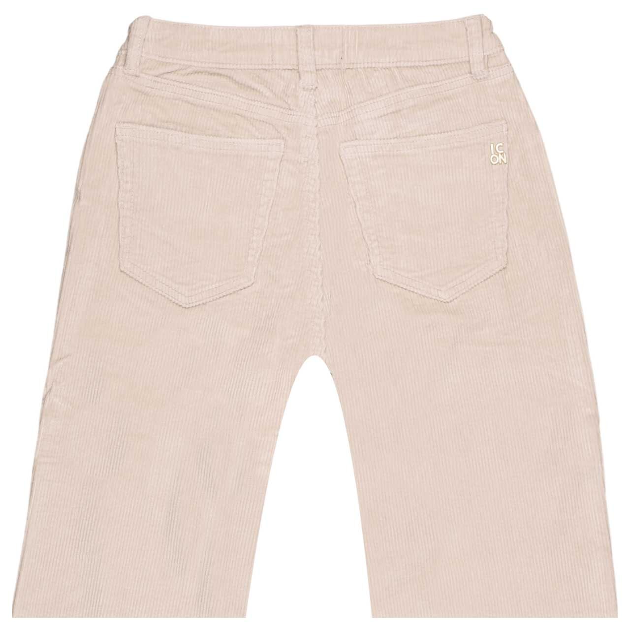 Damen Cordhose Rainbow von Senoritas ICON in Hellbeige, detaillierte Rückansicht