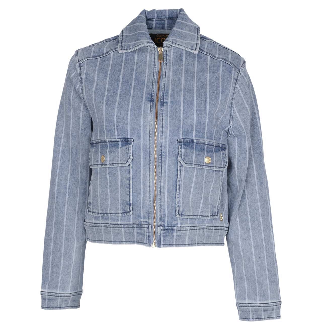 Senoritas ICON Damen Jeansjacke light blue stripe