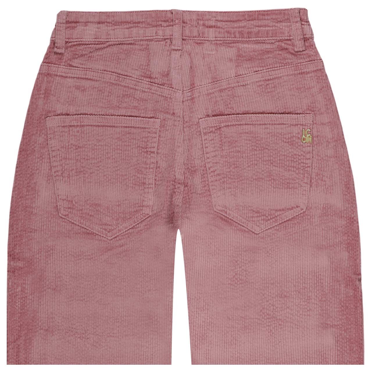 Lollipop 7/8 Cordhose von Senoritas ICON in Pink, detaillierte Rückansicht