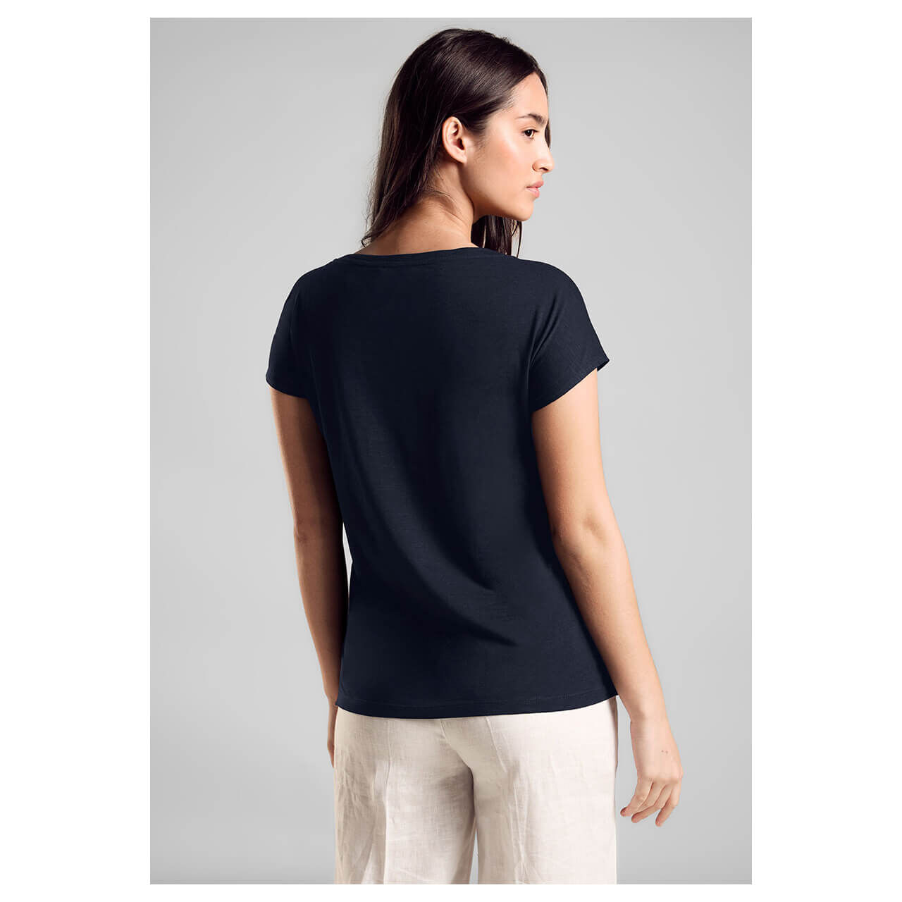 Street One Damen T-Shirt deep blue