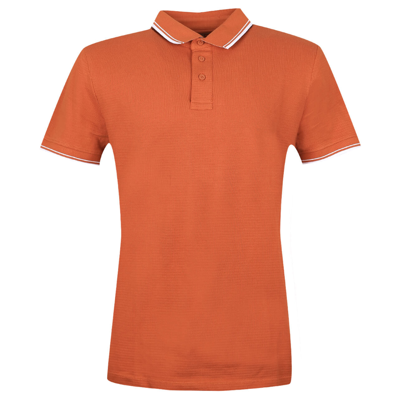 Tom Tailor Poloshirt für Herren in Rostbraun, FarbNr.: 15095