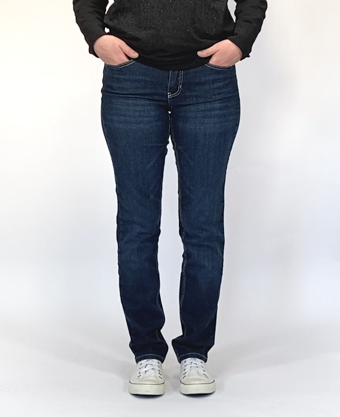 MAC Angela Jeans dark blue used buffy