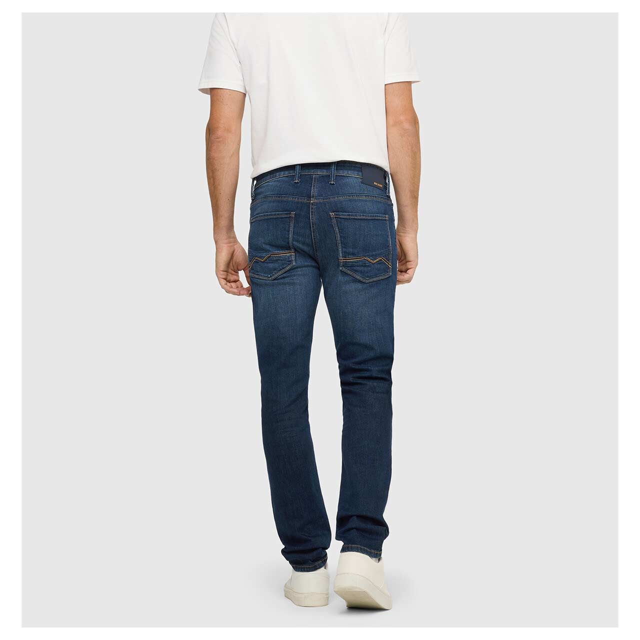 MAC Arne Pipe Jeans hemp dark blue wash