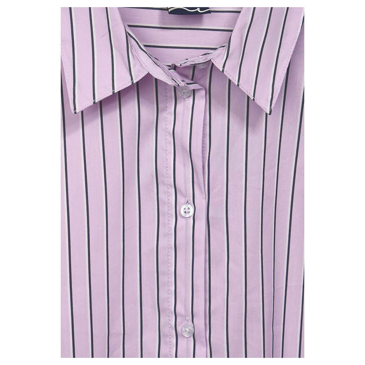 Street One Damen Langarm Bluse Striped Office soft pure lilac