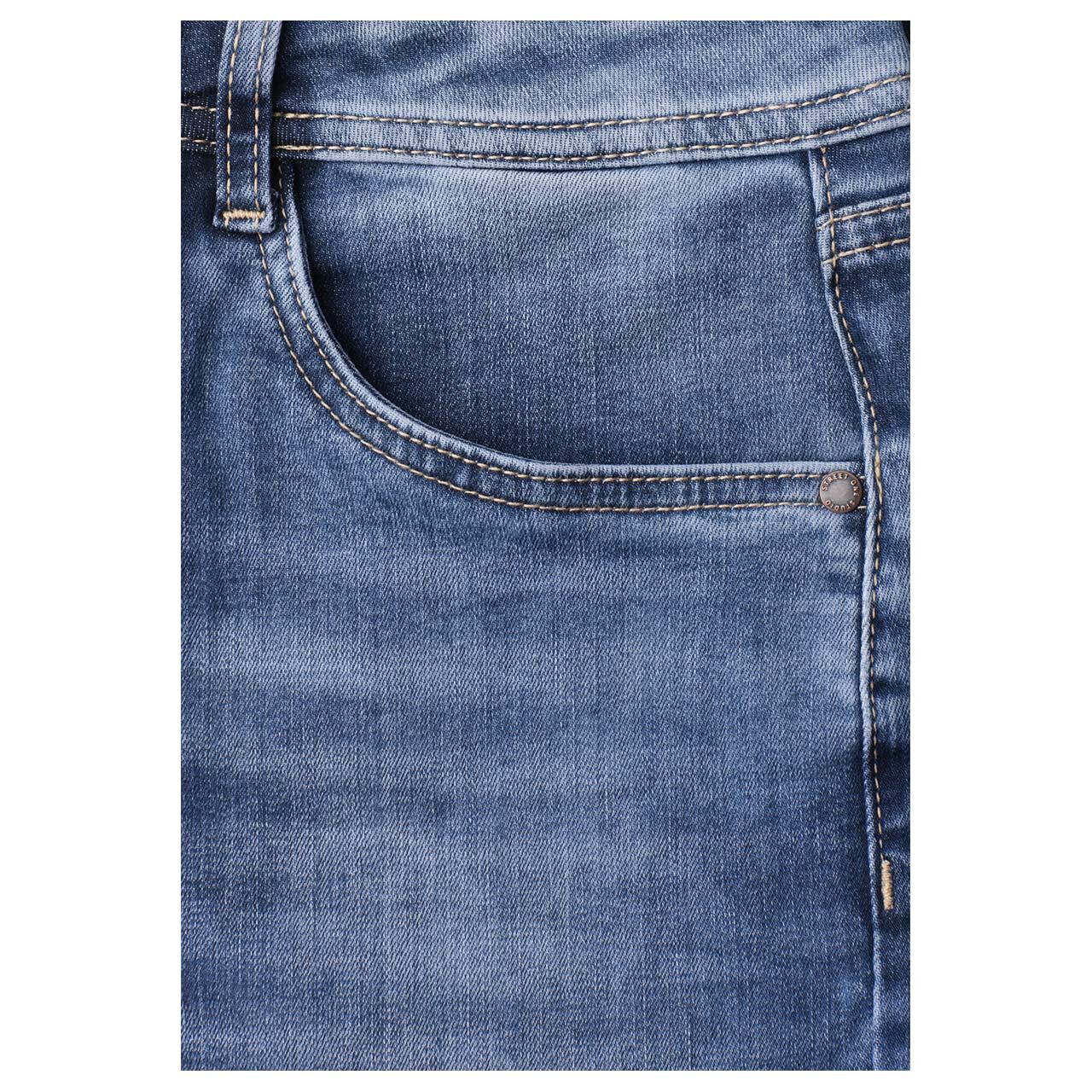 Street One Studio Cleo Ankle Jeans authentic mid blue washed