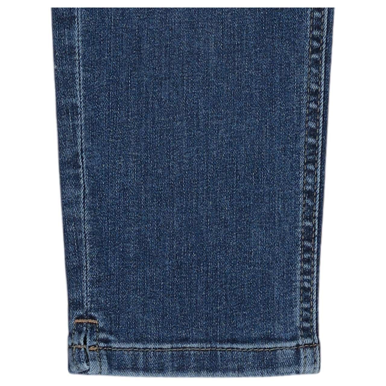 Damen 7/8 Jeans Chloe von Blue Fire in Blau angewaschen, Detailansicht Saum