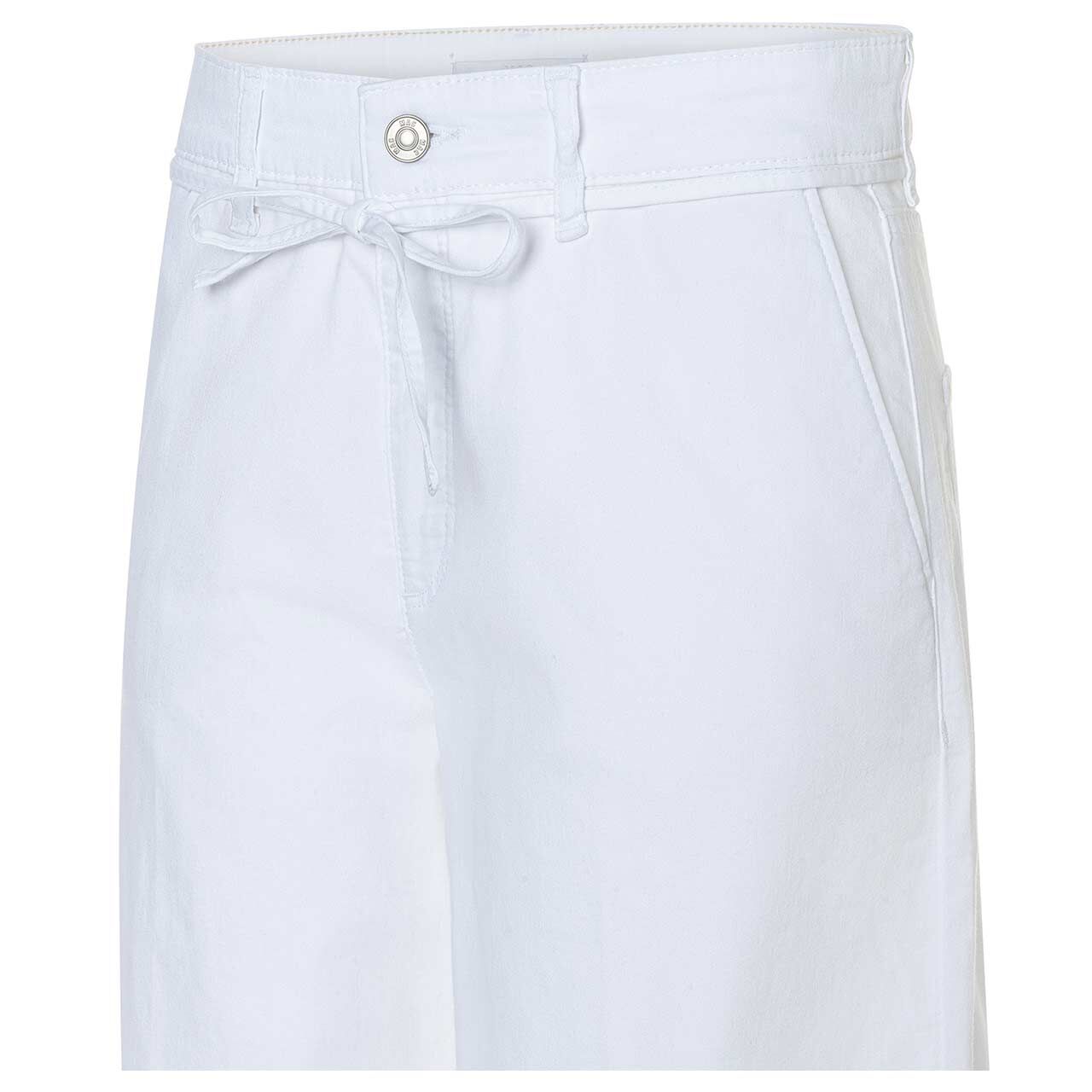 MAC Wendy Jeans Bermuda white denim