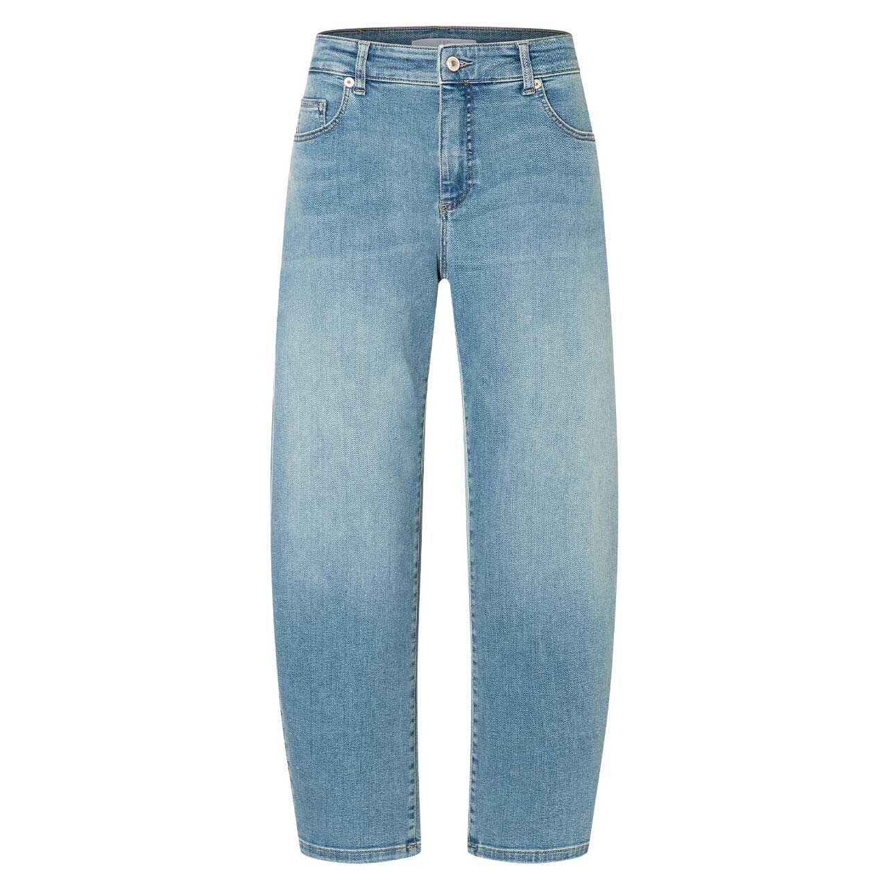 Damen 7/8 Jeans Danni von MAC in Hellblau angewaschen, Vorderansicht