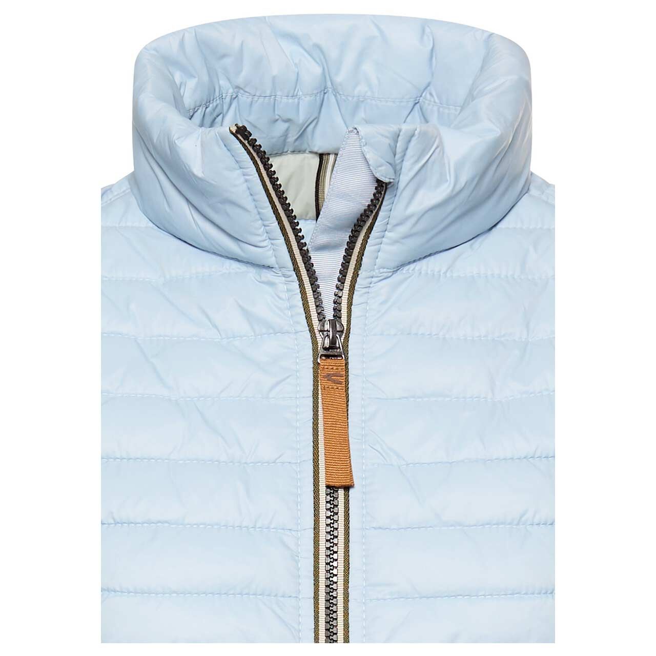 Damen Weste von Camel active in Hellblau, detaillierte Vorderansicht