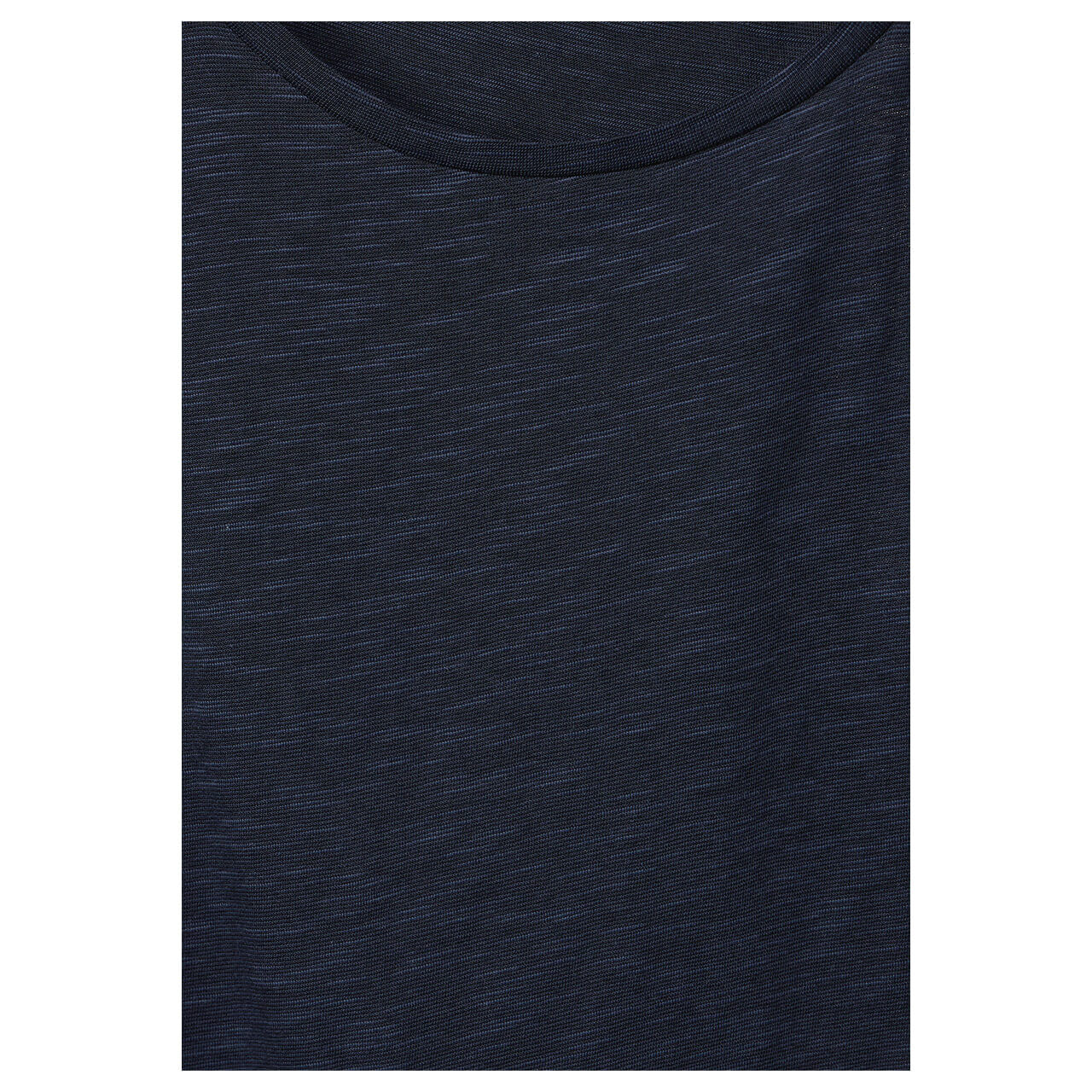 Street One Lace Shoulder T-Shirt deep blue