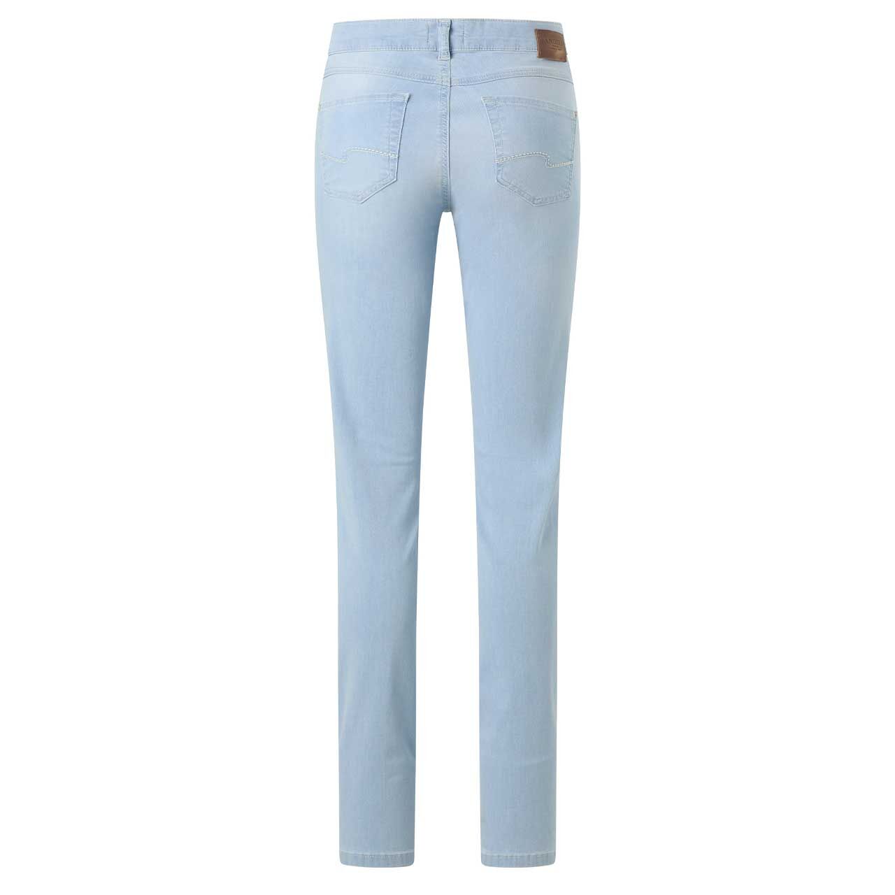 Stretch Damenjeans Cici von Angels in Hellblau angewaschen, Rückansicht
