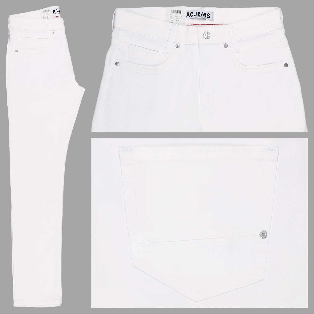 MAC Arne Pipe Jeans white