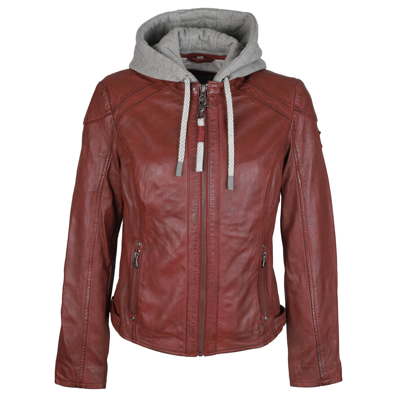 Gipsy (by Mauritius) Damen Lederjacke Alice dark red