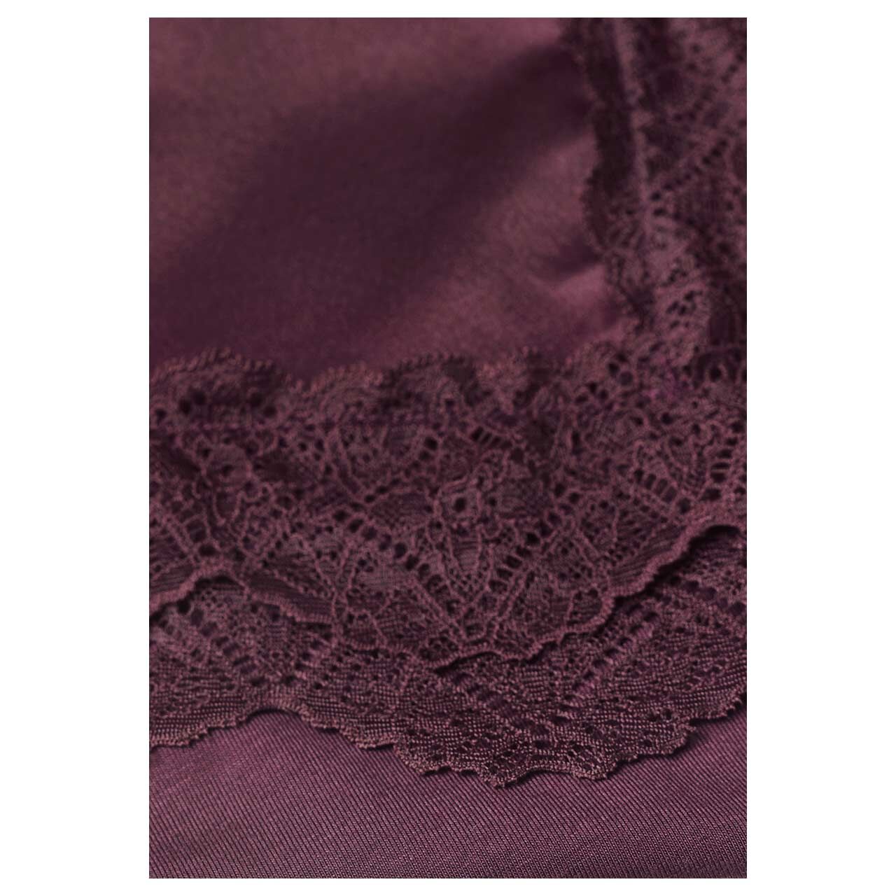 Street One Damen Top Diagonal Woven Bottom rustic rouge