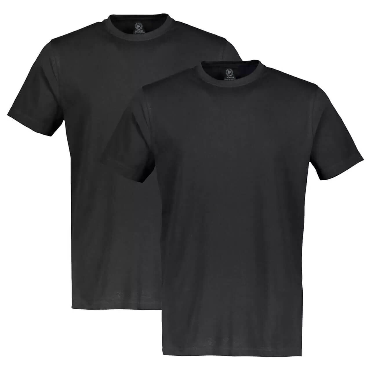 Lerros Herren T-Shirts Round Neck black Lerros Herren T-Shirts Round Neck black