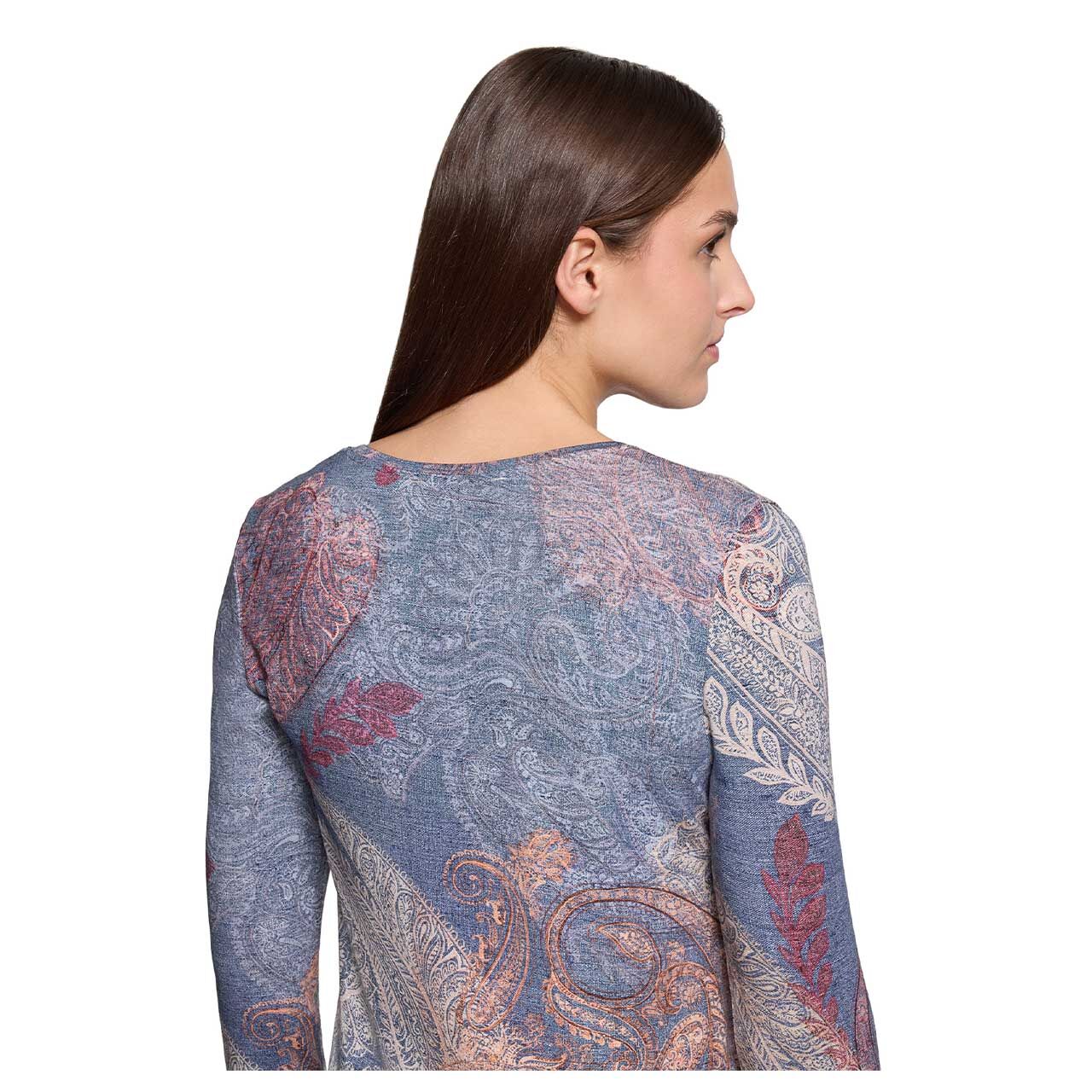 Betty Barclay 3/4 Arm Shirt denim blue print
