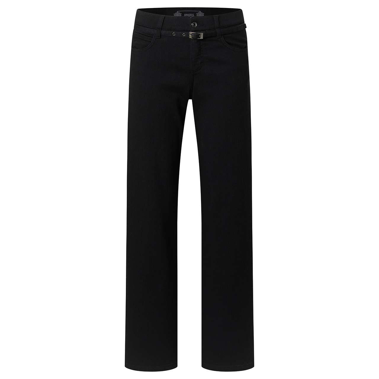 Stretch Damenjeans Liz City von Angels in Schwarz, Vorderansicht