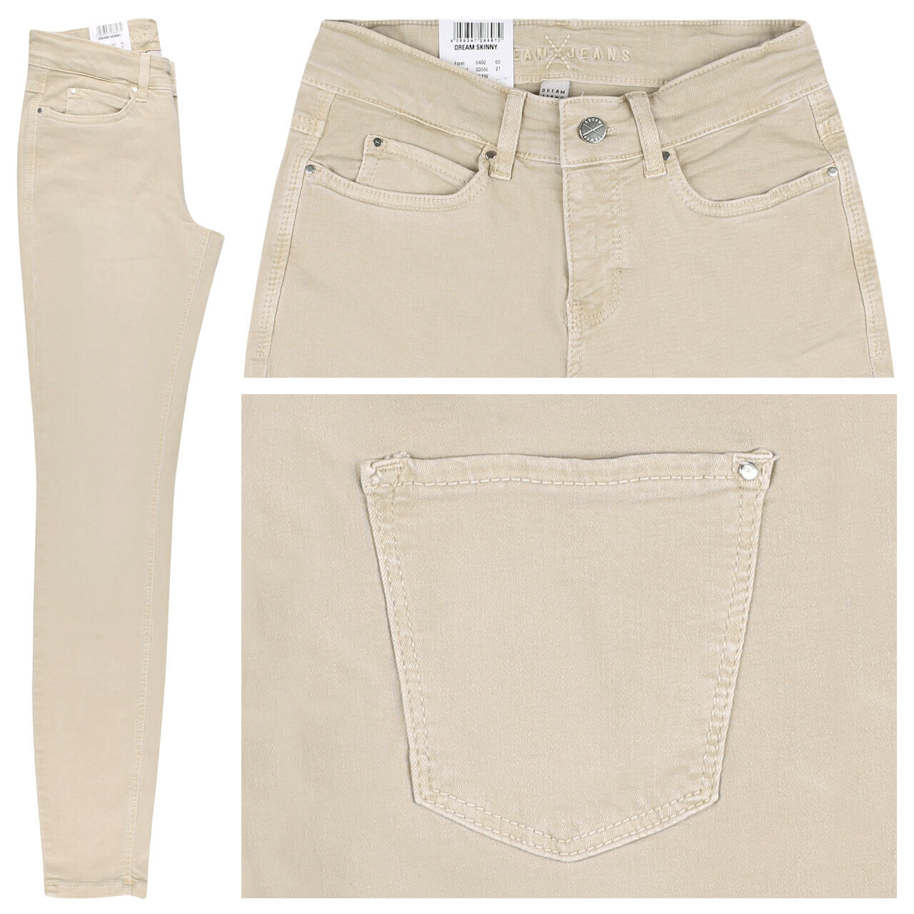 Mac Dream Sensation Skinny Jean With Ankle Zip Light Mint 27L main image 1