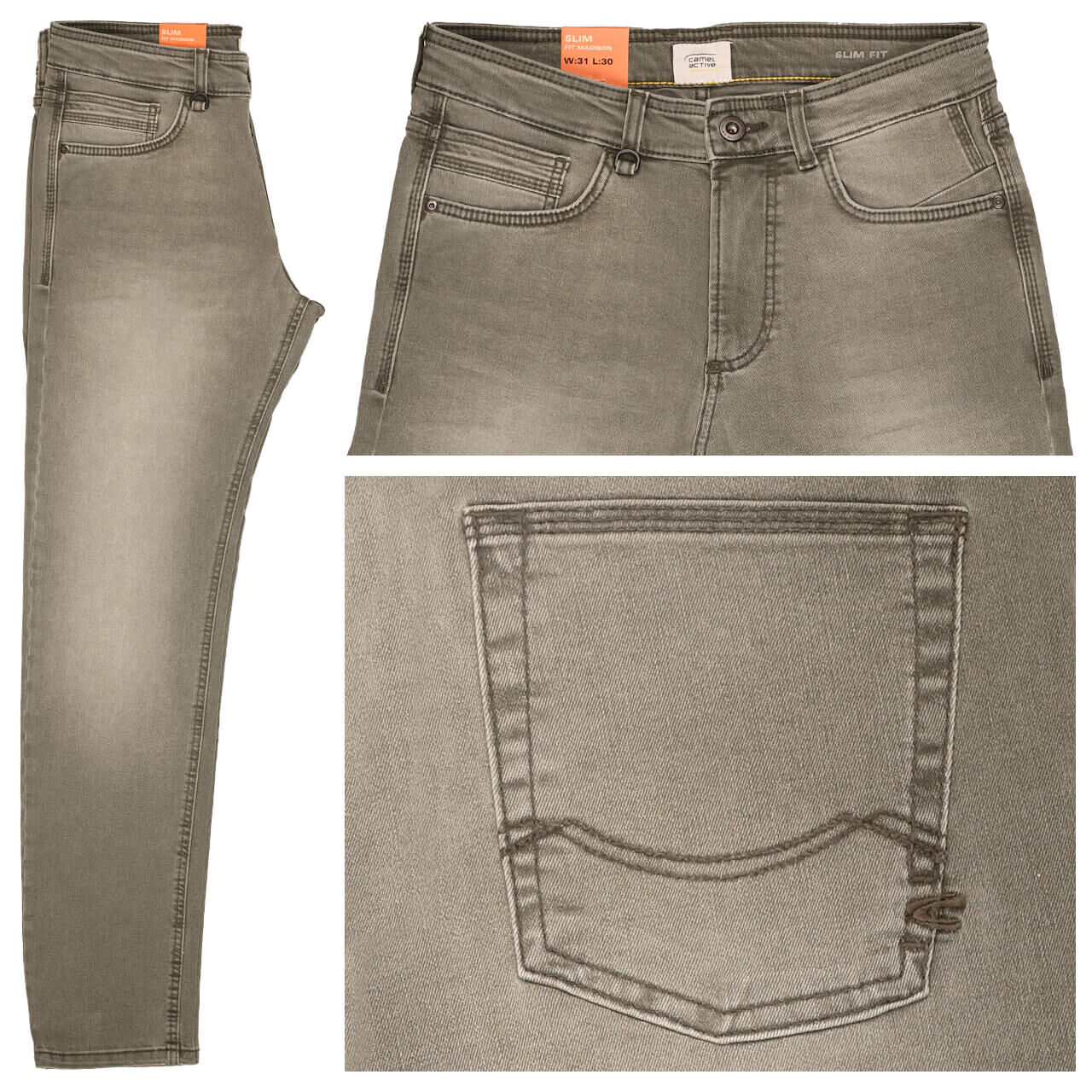 Herrenjeans, Jeans Mit Patches, Bettler-Herrenjeans, Trendige