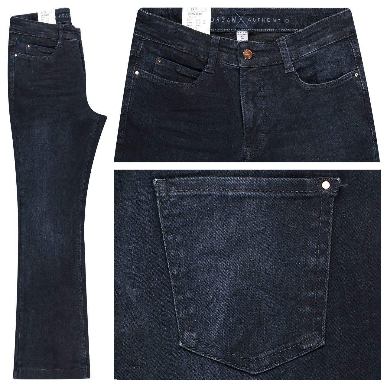 Mac - 'Dream' Boot Leg Black Authentic Jean main image 0