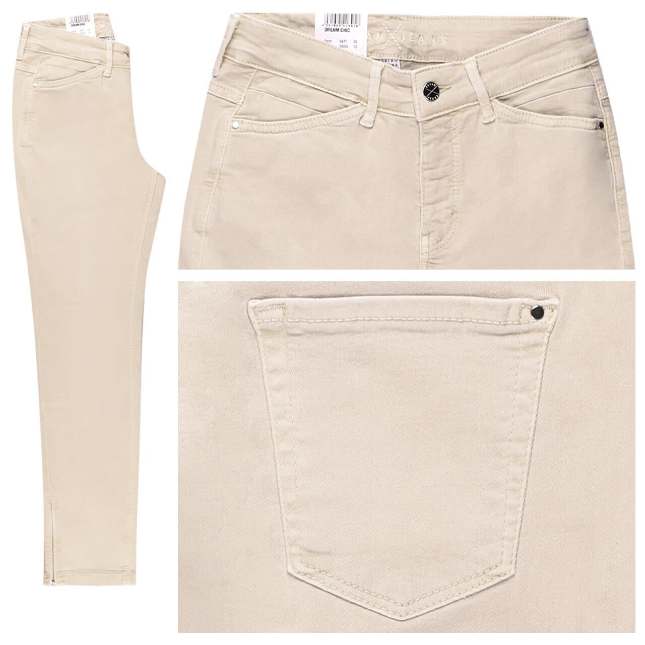 MAC Damen Jeans Dream Chic Skinny Fit verkürzt in blau kaufen